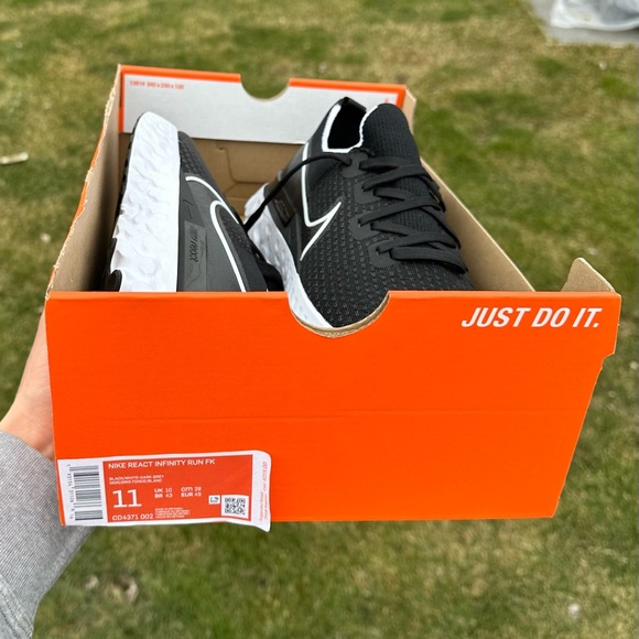 Running shoes Nike React Infinity Run Flyknit men’s size 13 brand new authentic - Picture 6 of 7